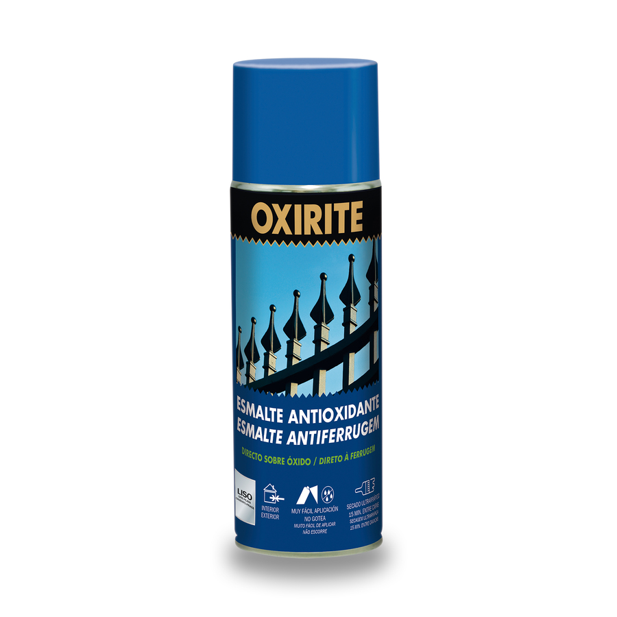 Oxirite Spray Liso Brillante Gris Plata 400 mL