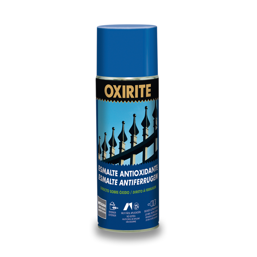 Oxirite Spray Metalizado Gris Oscuro 400 mL