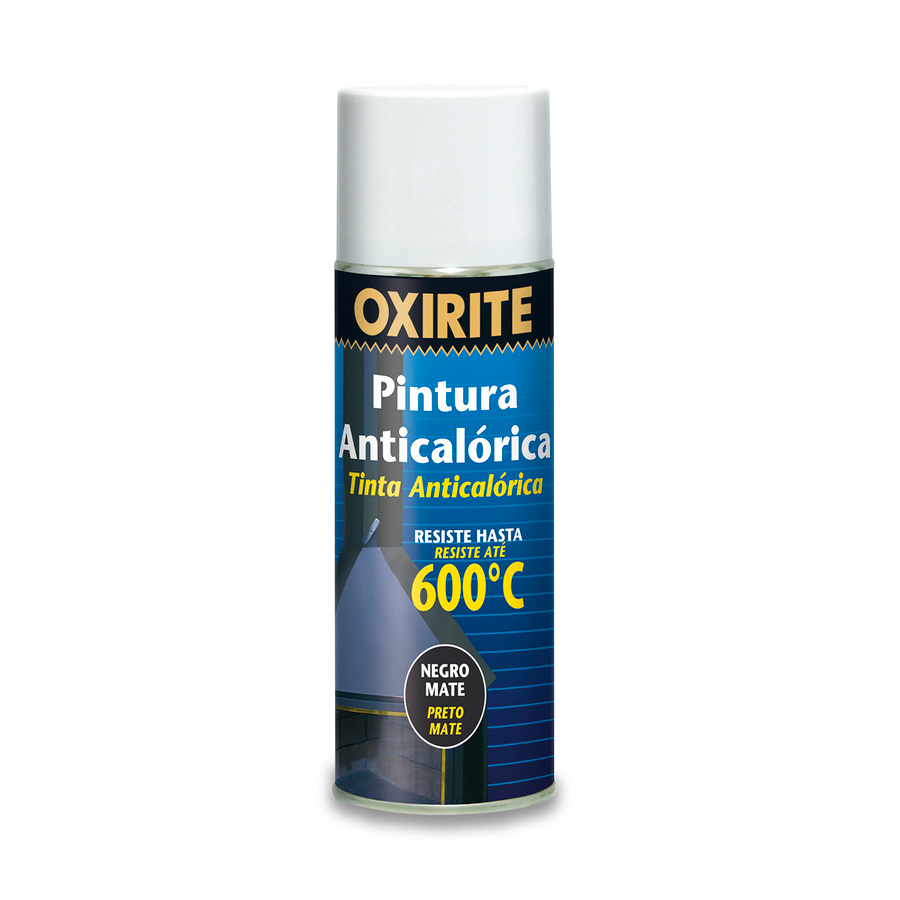 Oxirite Pintura Anticalórica Spray Negro Mate 400 mL