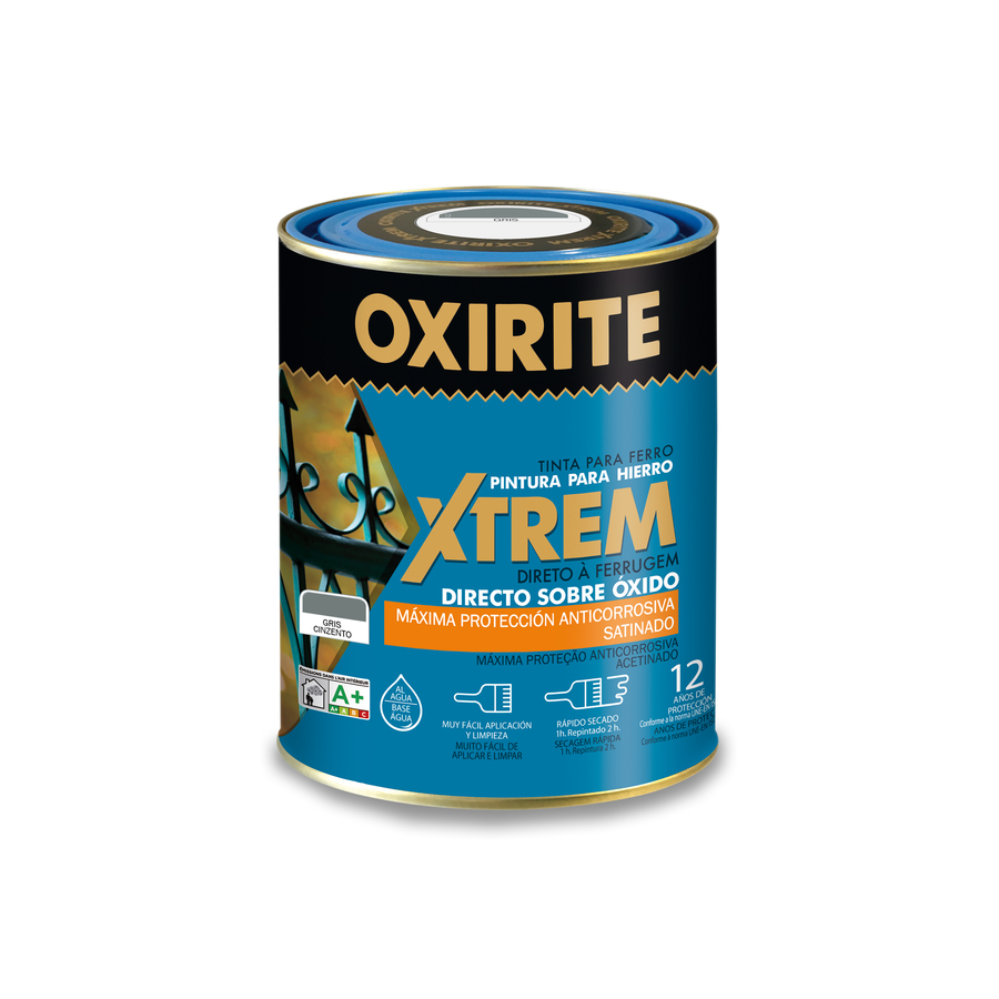 Oxirite Xtrem Satinado Gris 750 mL