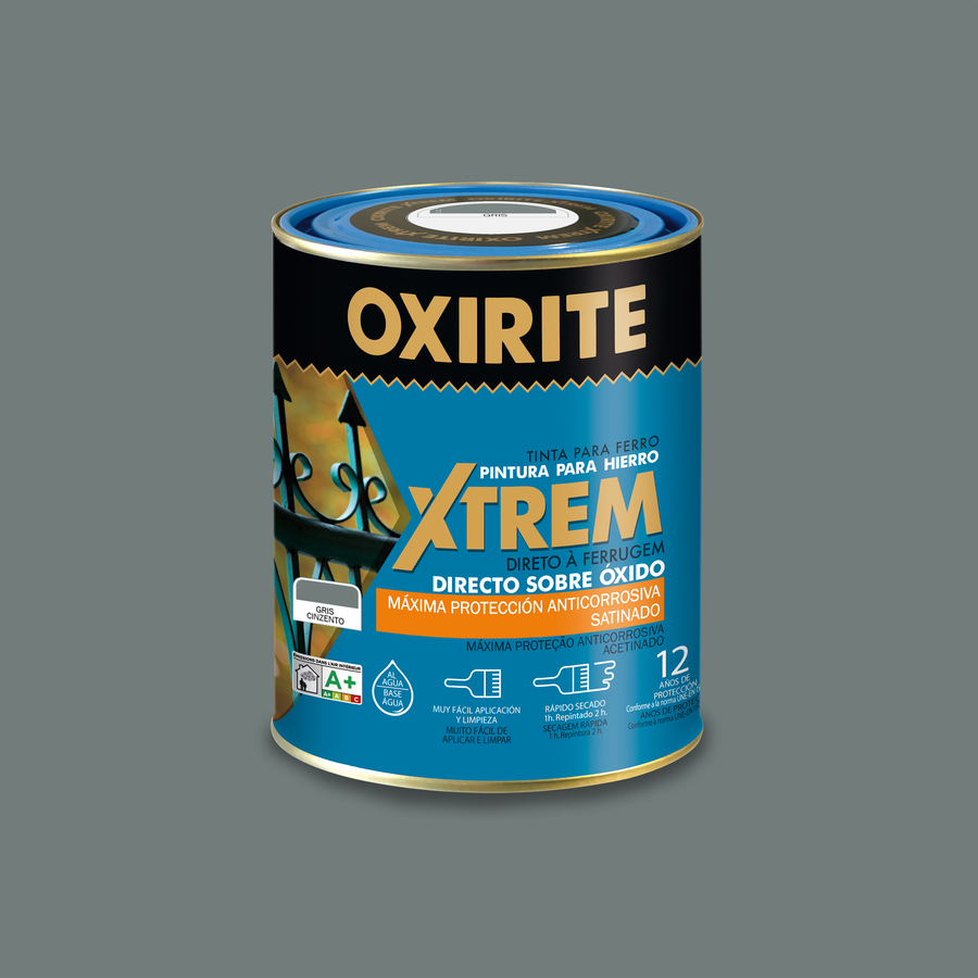 Oxirite Xtrem Satinado Gris 750 mL