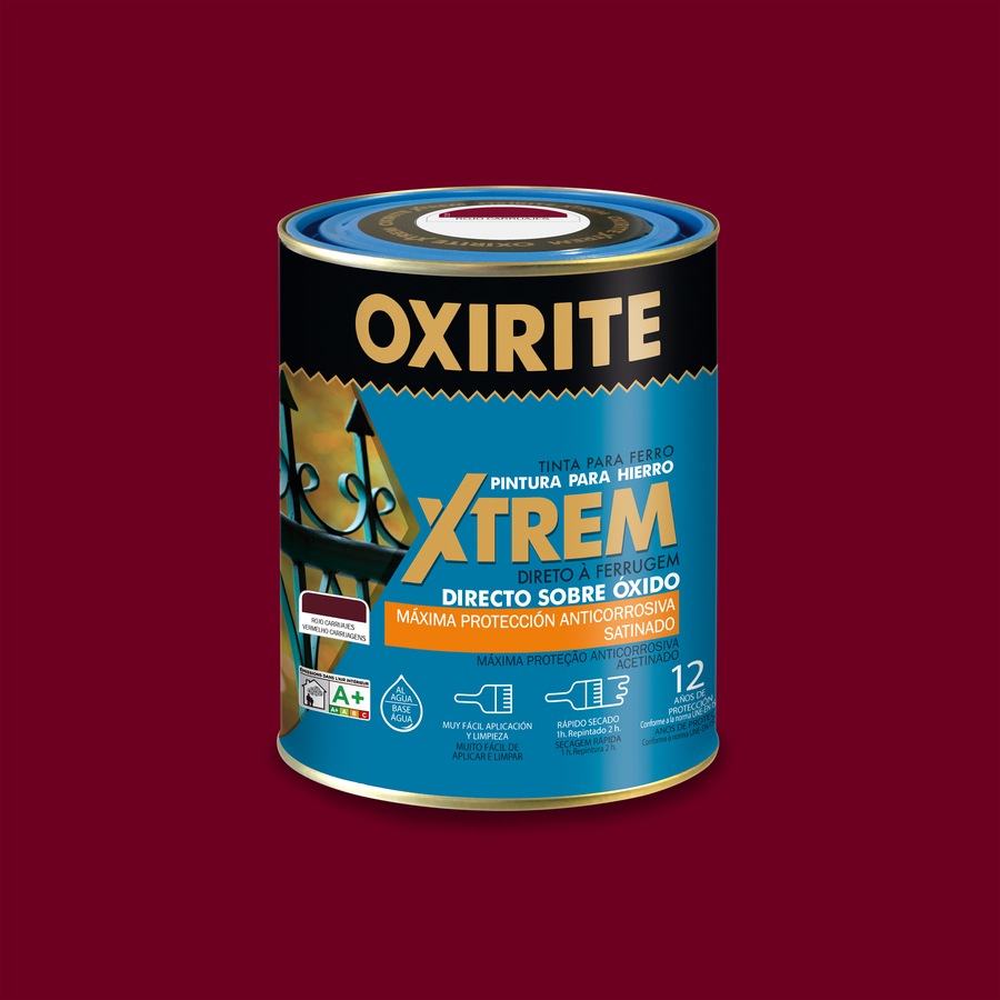 Oxirite Xtrem Satinado Rojo Carruaje 750 mL