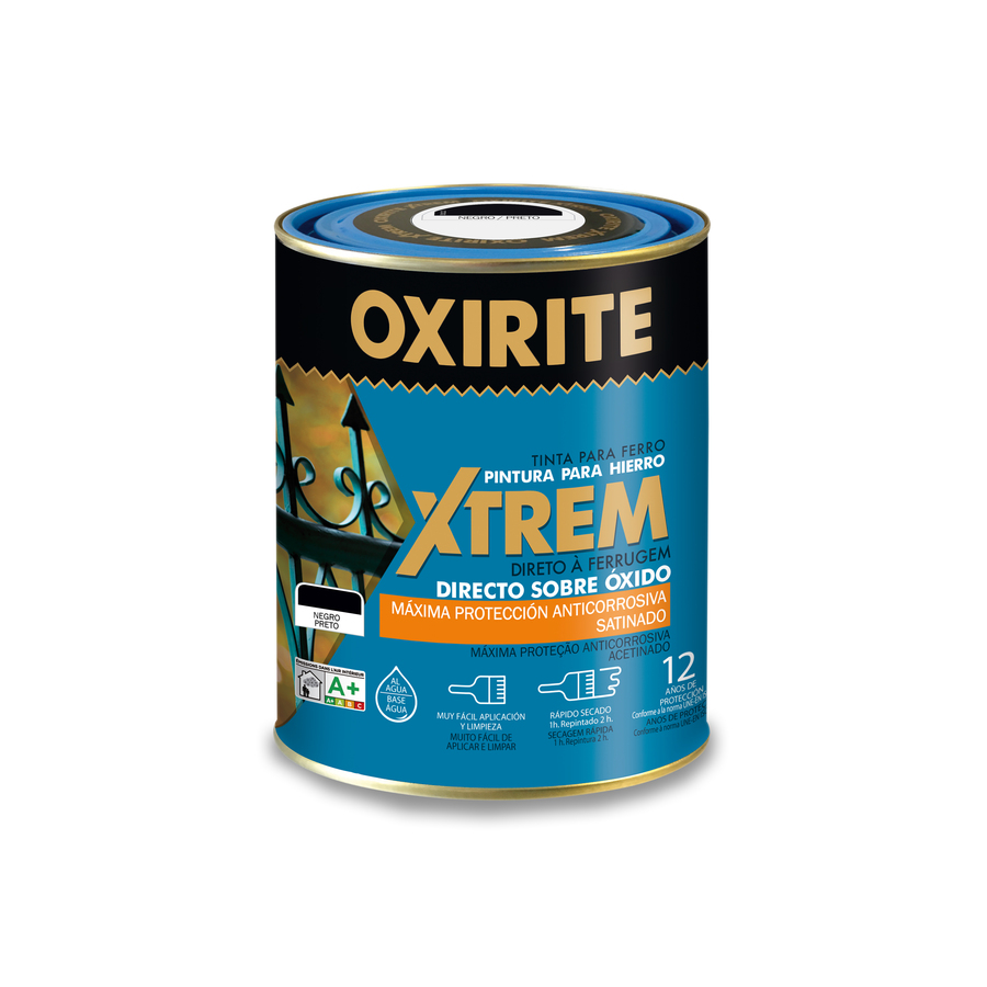 Oxirite Xtrem Satinado Negro 750 mL