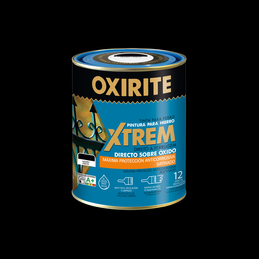Oxirite Xtrem Satinado Negro 750 mL