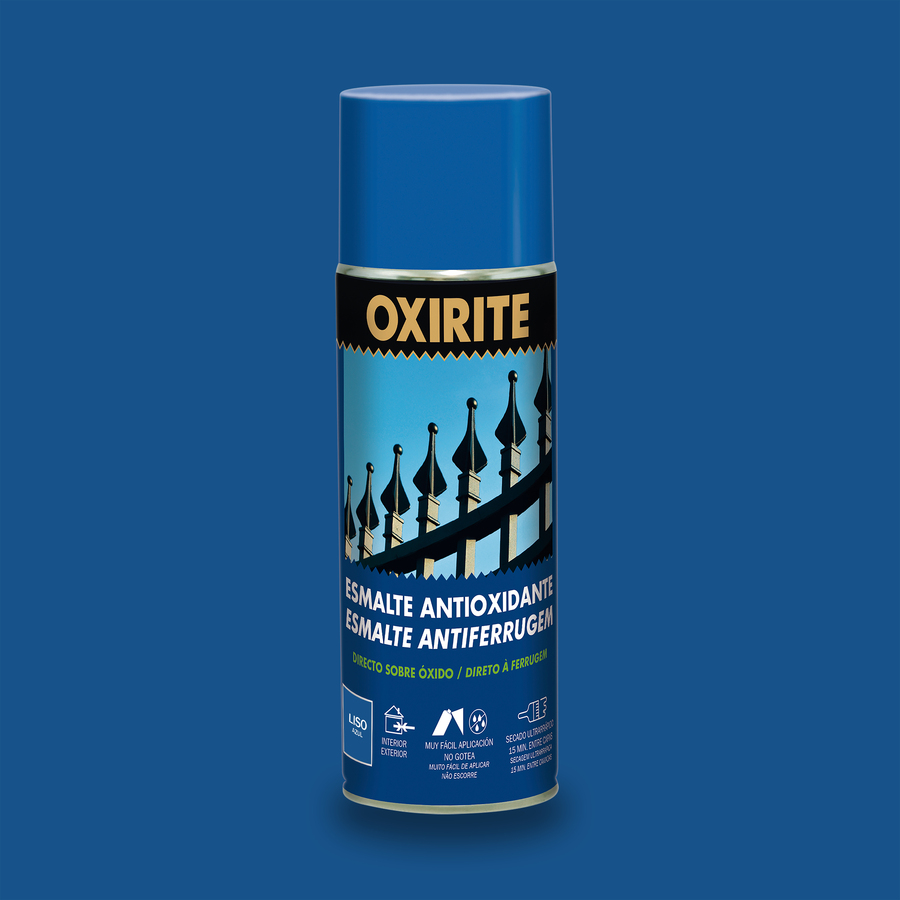 Oxirite Spray Liso Brillante Azul 400 mL