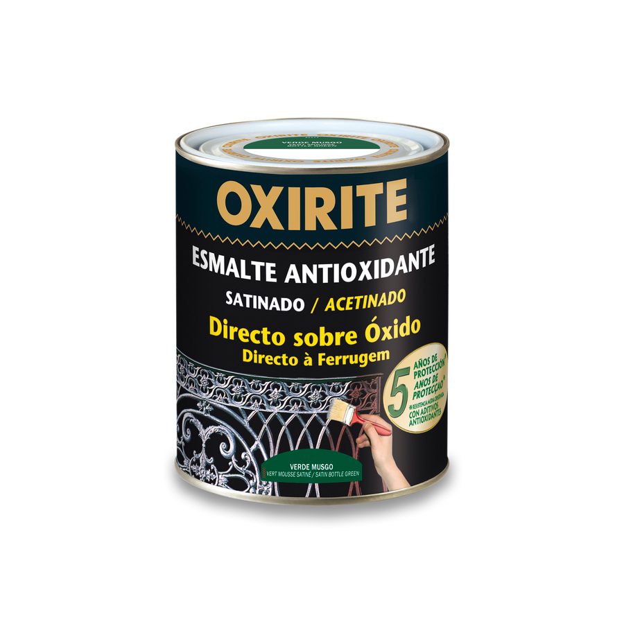 Oxirite 5 años Satinado Verde Musgo 4 L