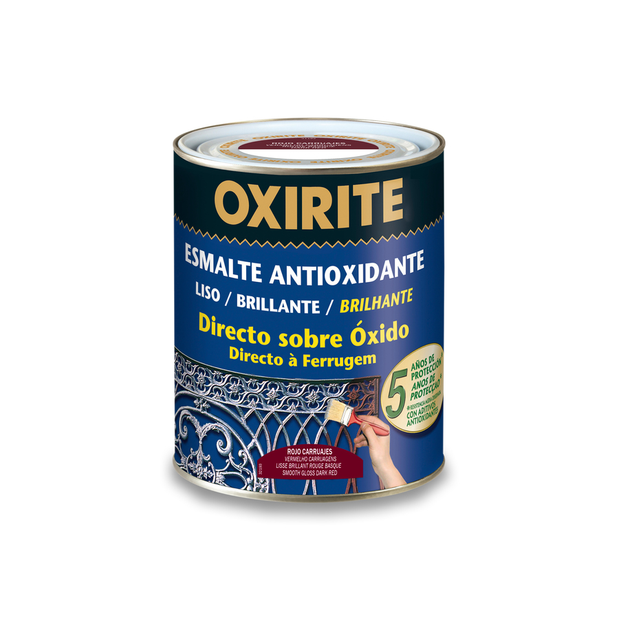 Oxirite 5 años Liso Brillante Rojo Carruajes 2,5 L