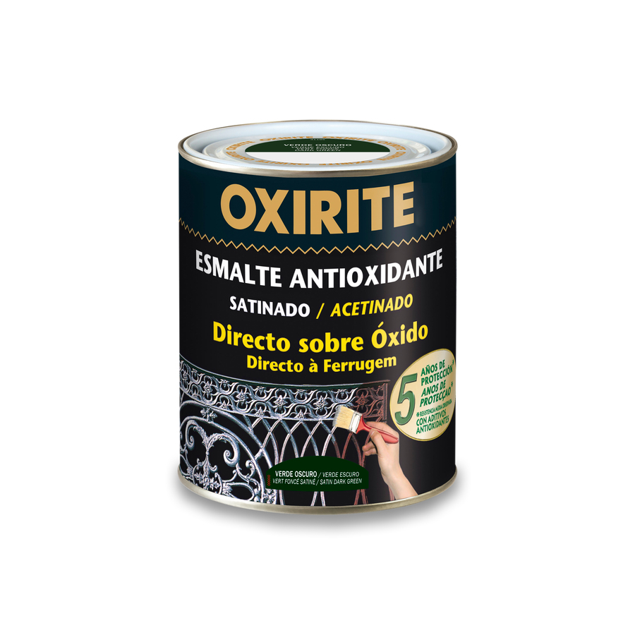 Oxirite 5 años Satinado Verde Oscuro 2,5 L