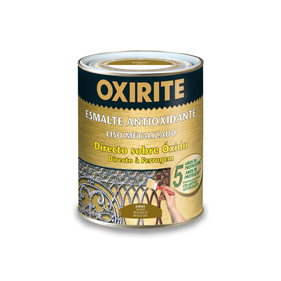 Oxirite 5 años Metalizado Dorado 750 mL