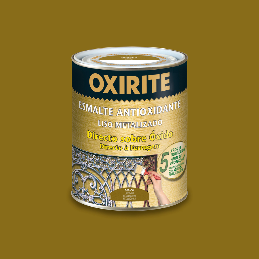 Oxirite 5 años Metalizado Dorado 750 mL