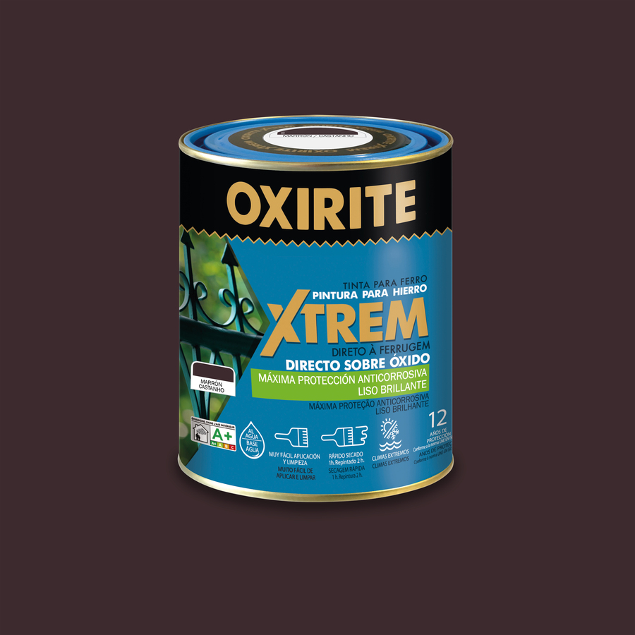Oxirite Xtrem Liso Brillante Marrón 750 mL