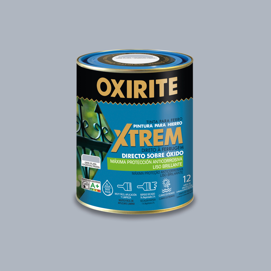 Oxirite Xtrem Liso Brillante Gris 750 mL