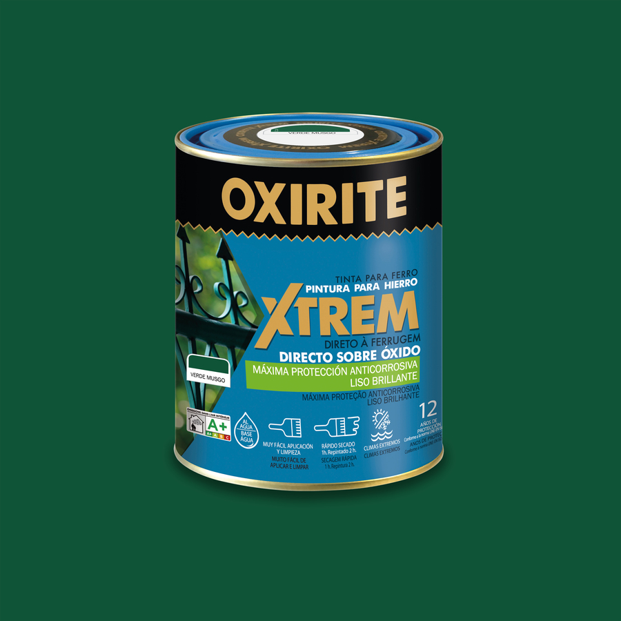 Oxirite Xtrem Liso Brillante Verde Musgo 750 mL