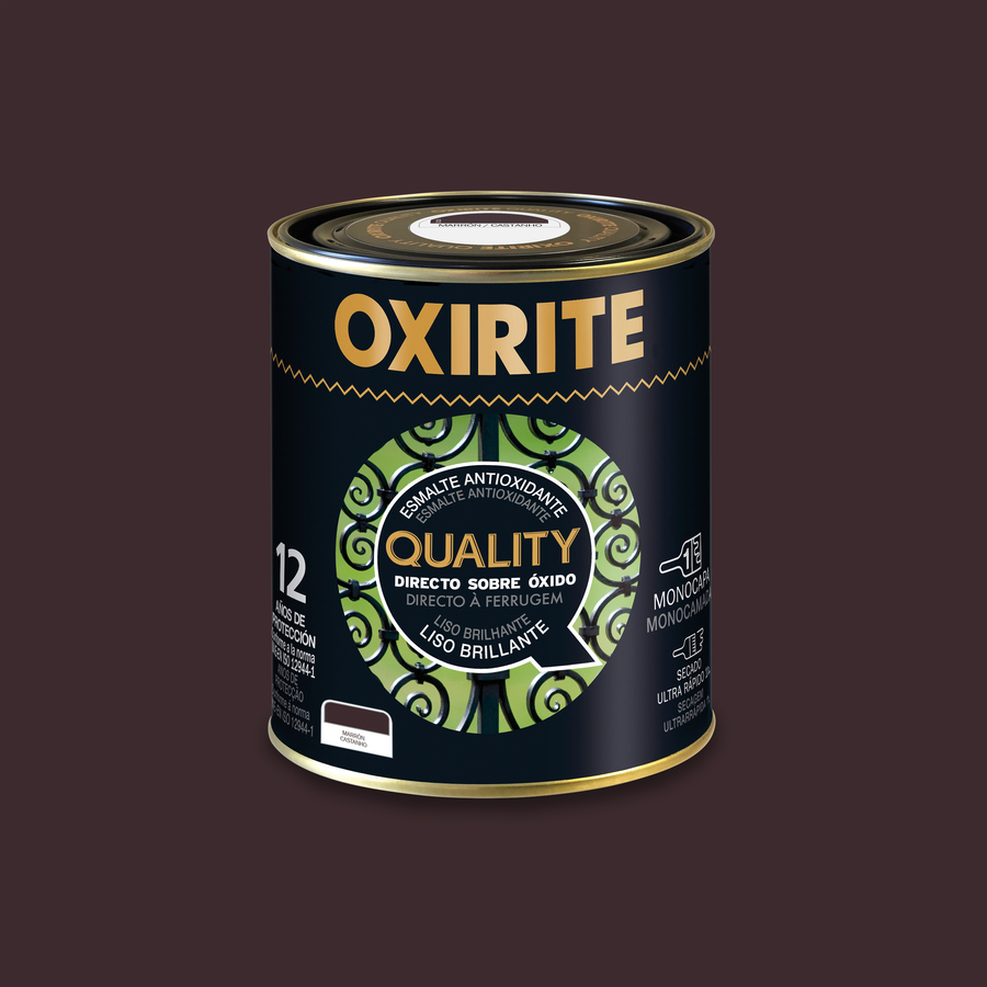 Oxirite Quality Liso Brillante Marrón 4 L