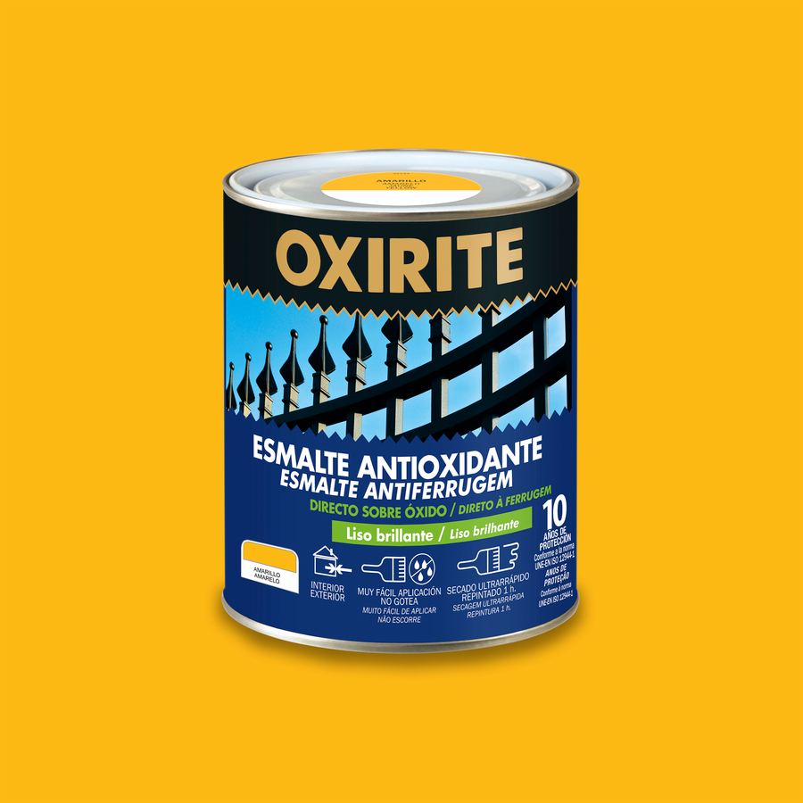 Oxirite 10 años Liso Brillante Amarillo 250 mL