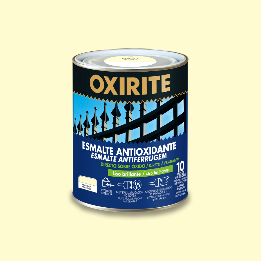 Oxirite 10 años Liso Brillante Magnolia 4 L