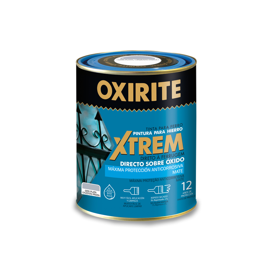 Oxirite Xtrem Mate Gris 750 mL