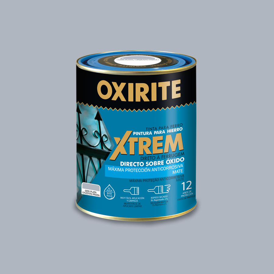 Oxirite Xtrem Mate Gris 750 mL