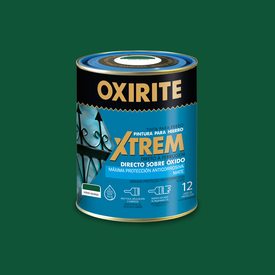 Oxirite Xtrem Mate Verde Musgo 750 mL