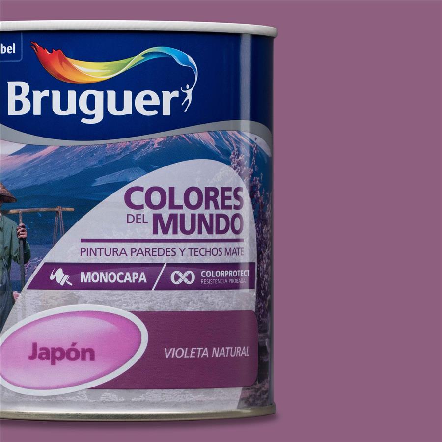 Pintura plástica de interior Japón Violeta Natural Bruguer 0,750L