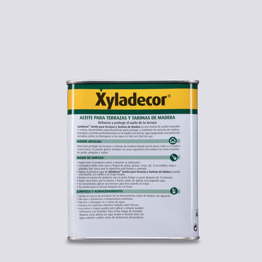 Aceite Para Terrazas y Tarimas Madera Teca 0,75L