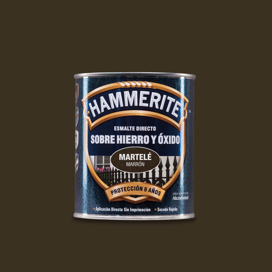 Hammerite acabado Martelé Gris 2,5L