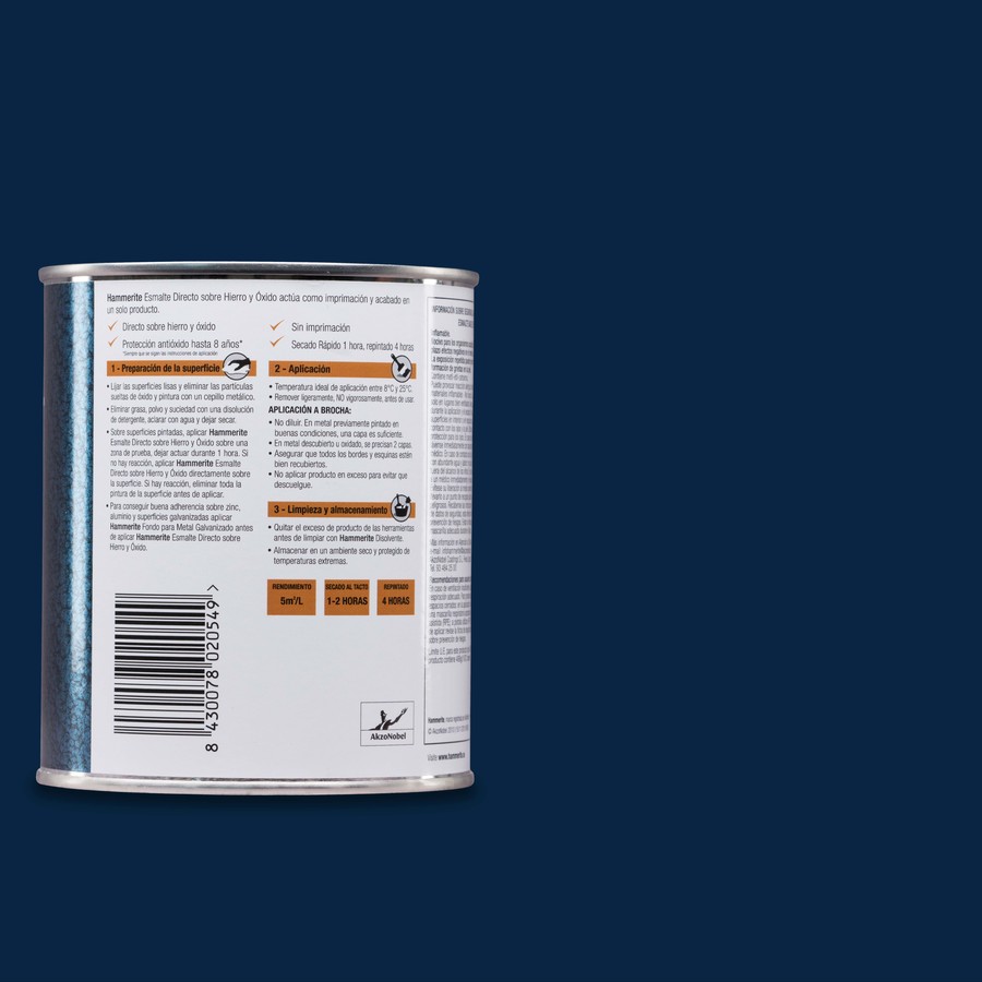 Hammerite acabado Martelé Dorado 2,5L