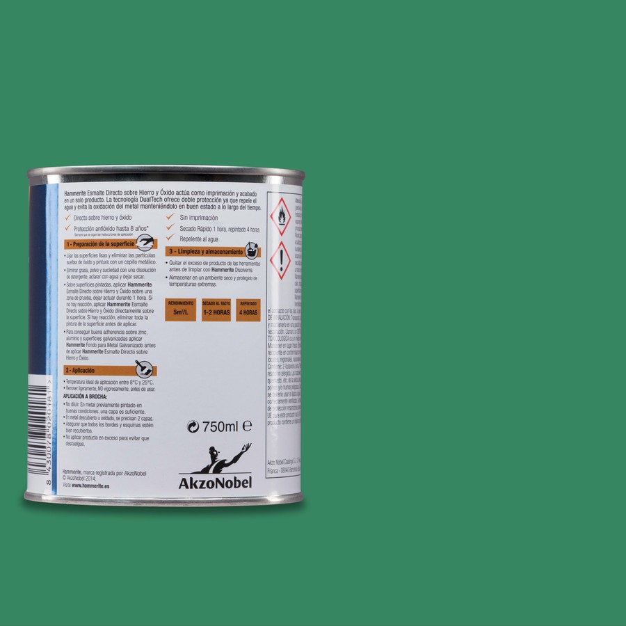 Hammerite acabado Liso Brillante Azul 2,5L