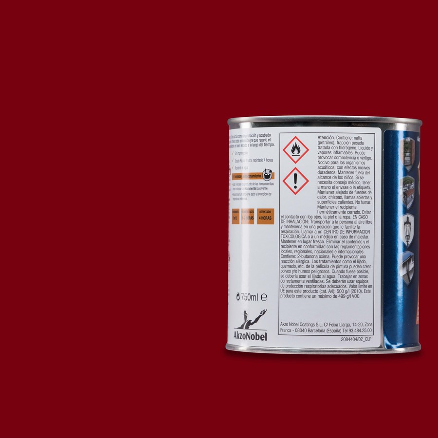 Hammerite acabado Liso Brillante Rojo Carruaje 2,5L