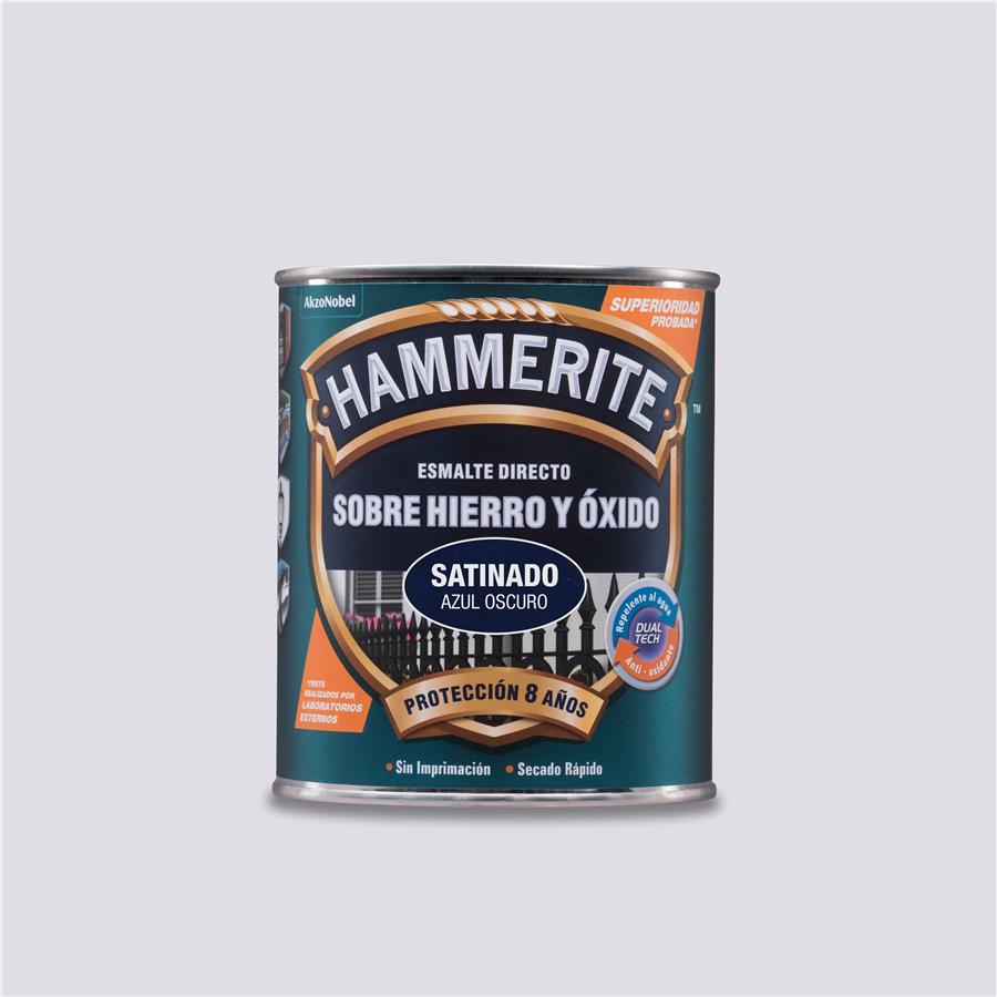 Hammerite acabado Liso Satinado Azul Oscuro 2,5L