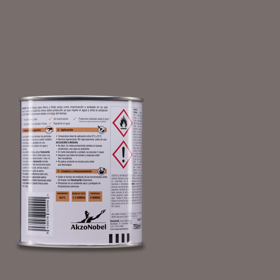 Hammerite acabado Forja Rojo 2,5L