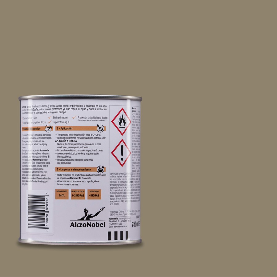 Hammerite acabado Forja Oro 2,5L