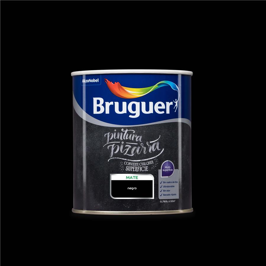 Pintura Pizarra Negro Bruguer 0,750L
