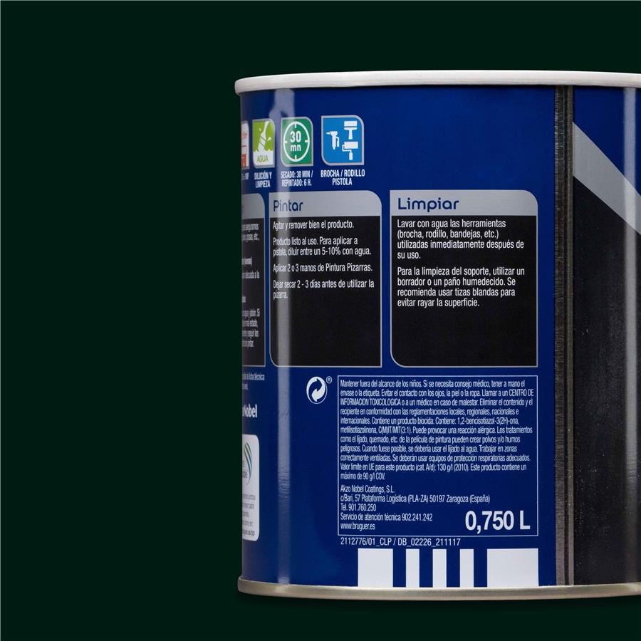 Pintura Pizarra Verde Bruguer 0,750L