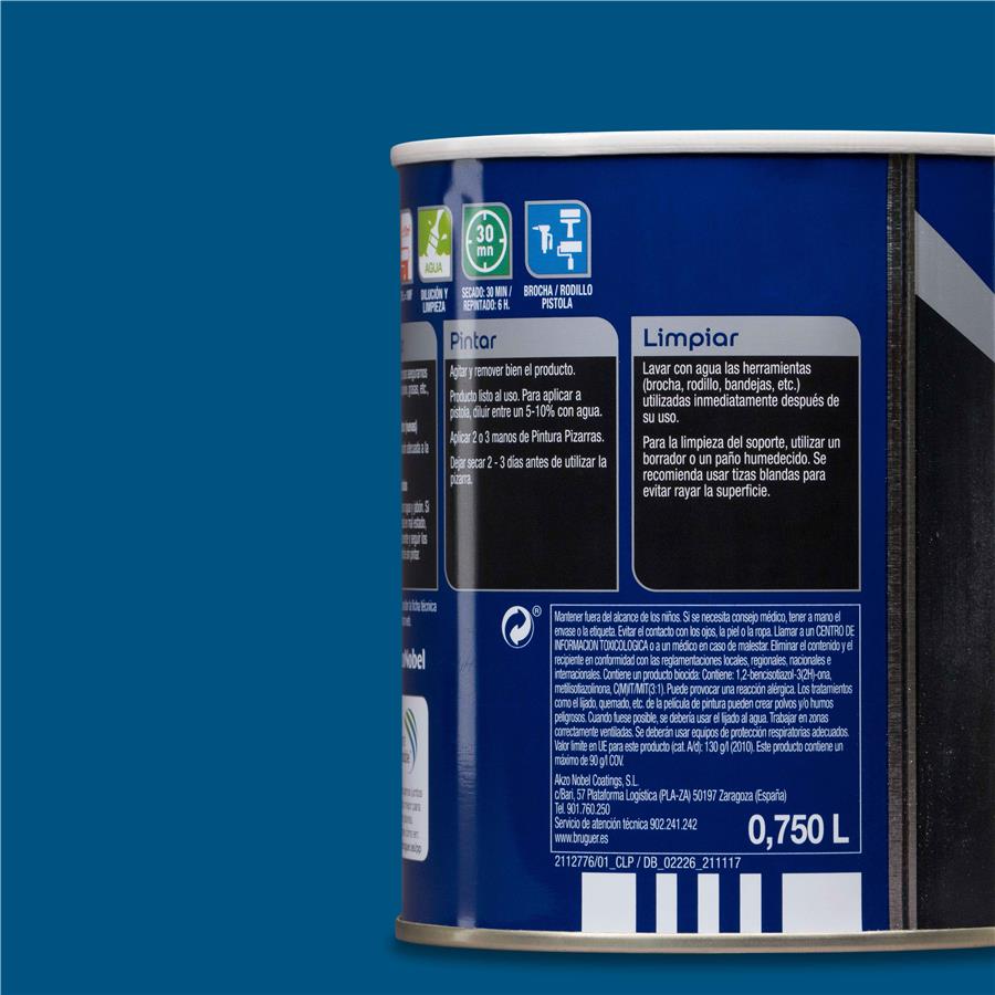 Pintura Pizarra Azul Bruguer 0,750L