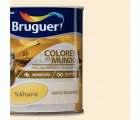 Pintura plástica de interior Sahara Matiz de Amarillo  Bruguer 0,750L