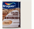Pintura plástica de interior Kenia Matiz de Marrón Bruguer 0,750L