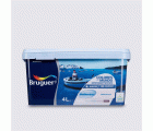 Pintura plástica de interior Mediterráneo Matiz de Azul Bruguer 4L