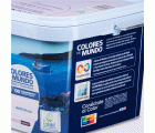 Pintura plástica de interior Mediterráneo Matiz de Azul Bruguer 4L