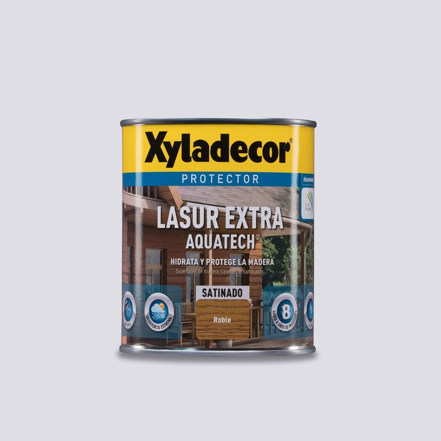 Lasur Extra Satiniado Aquatech Roble 2,5L