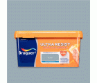 Pintura plástica para paredes y techos Ultra Resist Gris Polar Bruguer 4L