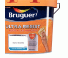Pintura plástica para paredes y techos Ultra Resist Blanco Absoluto Bruguer 4L