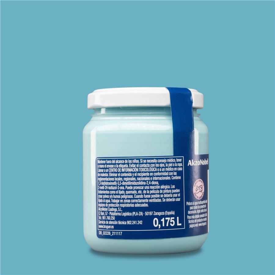 Pintura de interior Chalk Paint Agua Marina Bruguer 0,175L