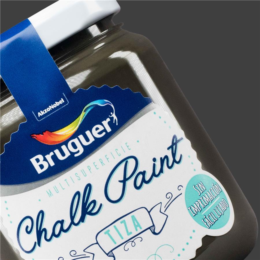 Pintura de interior Chalk Paint Casi Negro Bruguer 0,175L