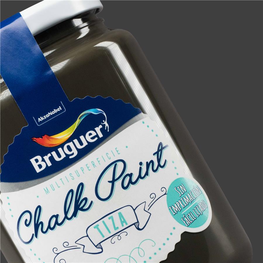 Pintura de interior Chalk Paint Casi Negro Bruguer 0,400L