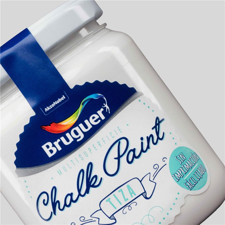 Pintura de interior Chalk Paint Gris Niebla Bruguer 0,175L