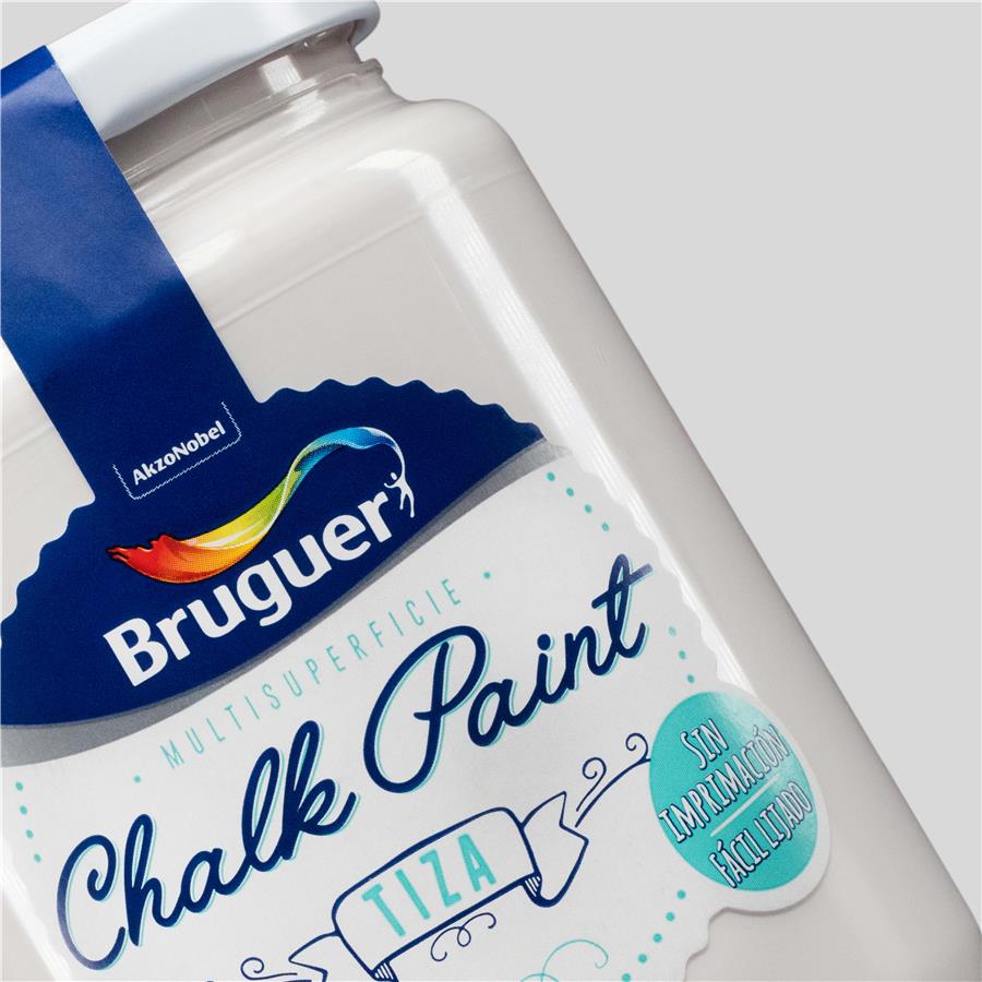 Pintura de interior Chalk Paint Gris Niebla Bruguer 0,400L