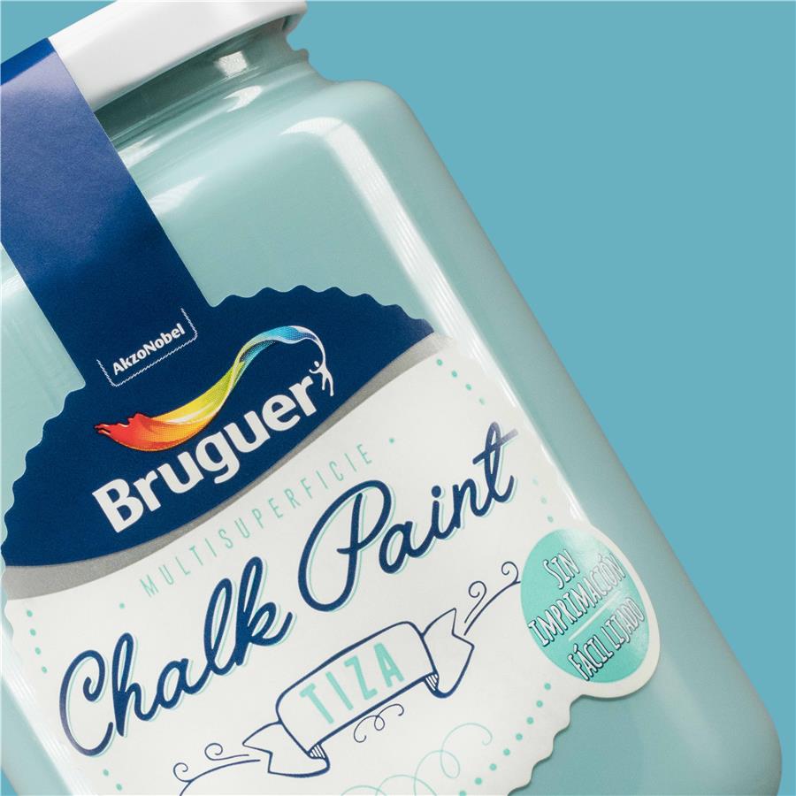 Pintura de interior Chalk Paint Aguamarina Bruguer 0,400L
