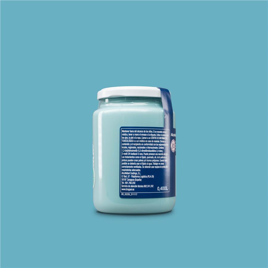 Pintura de interior Chalk Paint Aguamarina Bruguer 0,400L