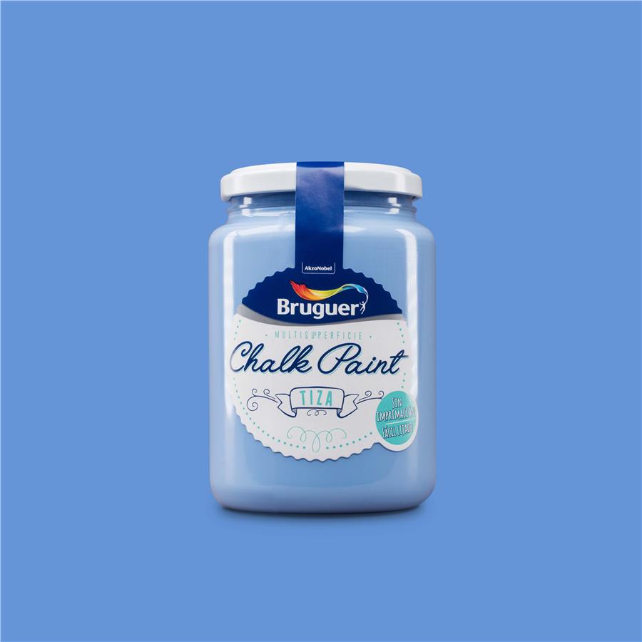 Pintura de interior Chalk Paint Azul Mediterráneo Bruguer 0,400L